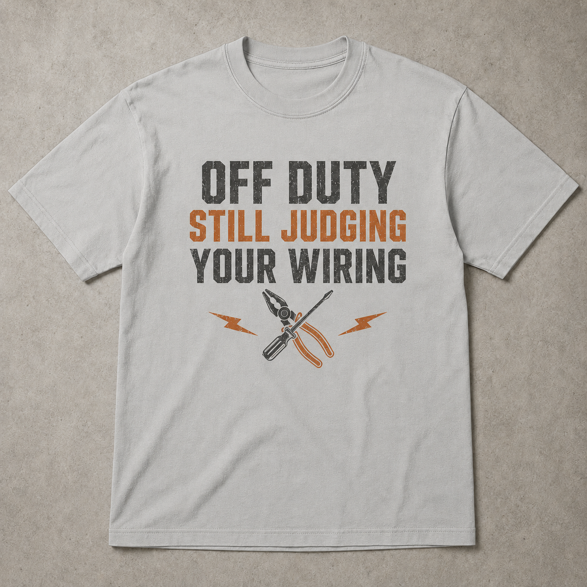 OFF DUTY. STILL JUDGING YOUR WIRING