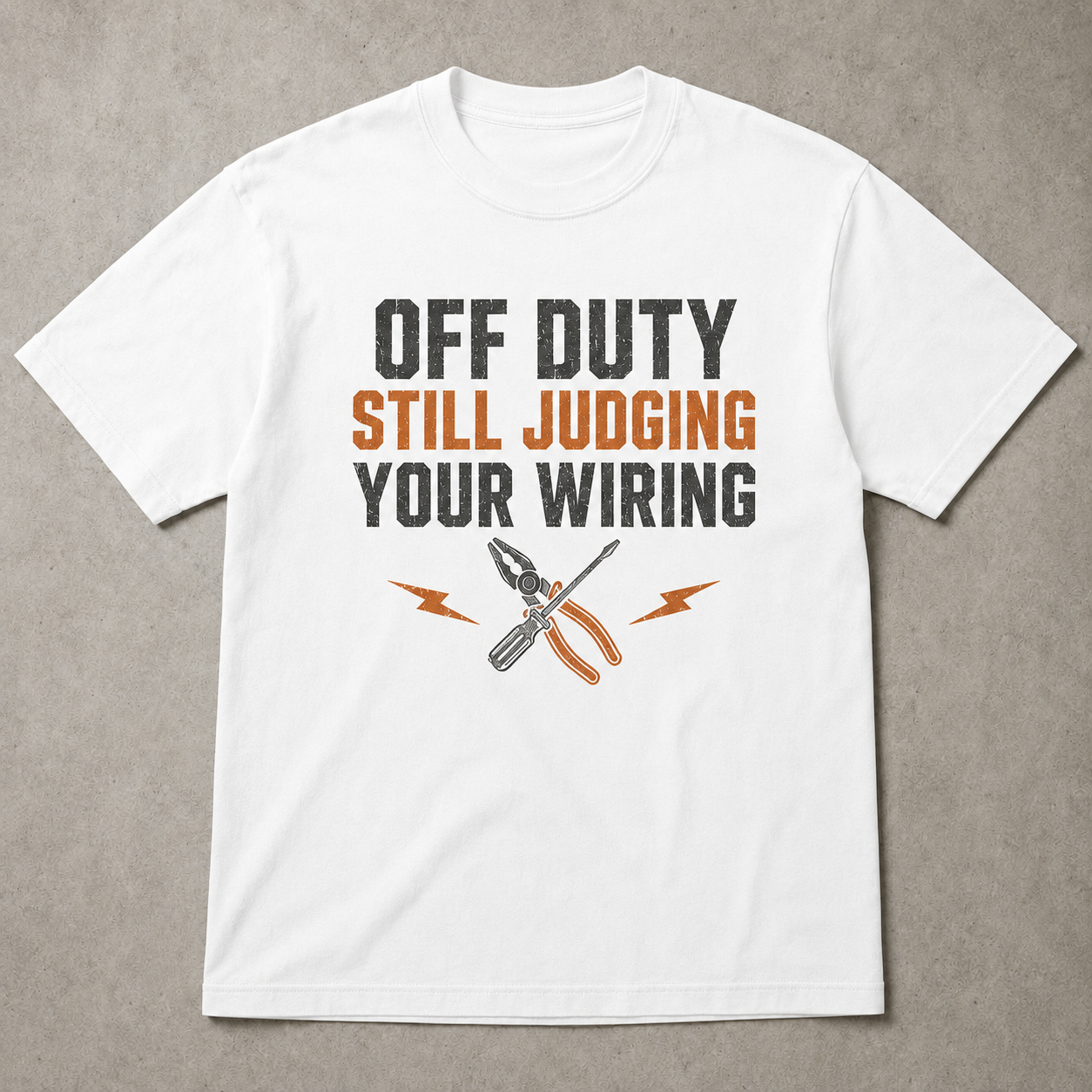 OFF DUTY. STILL JUDGING YOUR WIRING