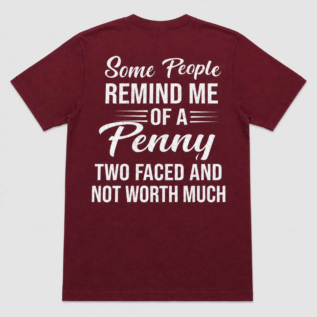 Some People Remind Me of a Penny Funny Sarcastic T-Shirt